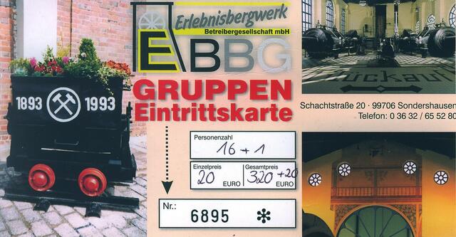 Die Eintrittskarte zu einem wirklich empfehlenswerten Erlebnis unter Tage.