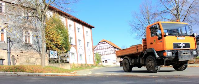 Der Lichtenfelser Bauhof unterwegs in Sachsenberg!!
