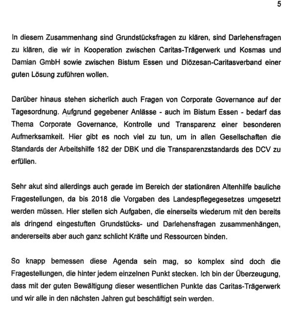 Bistumsseite  -  Kongress in Essen -  Protokoll vom 10.03.2012