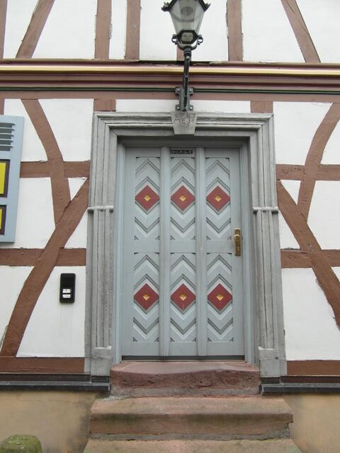 Dann die Haustüre ein Gedicht......