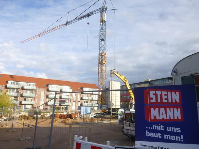 Die Firma Steinmann ist zuständig für den Rohbau.