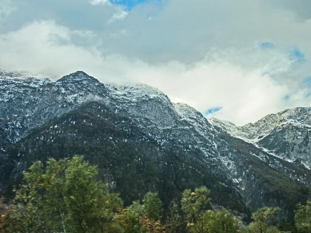 07.- 13.10.2013  Perle Istrien. 
Heimfahrt. 12. - 13.10.2013.                                                               12.10.2013. Der erste Schnee!