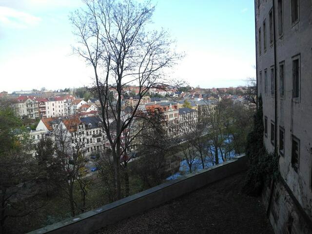 Blick vom Schloss auf Altenburg