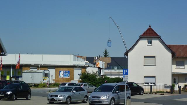 23.7.2013 - die Dachdecker sind da