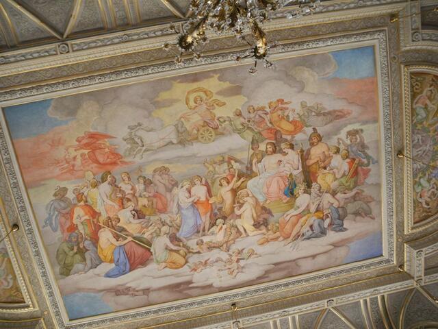 Schloss Altenburg - Im Großen Festsaal - Die Hochzeit von Amor und Psyche