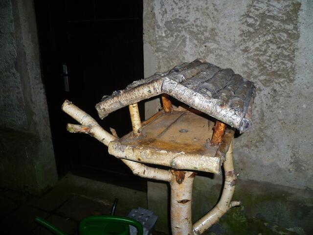 Vogelhaus bei Nacht - 6.11.2013 !