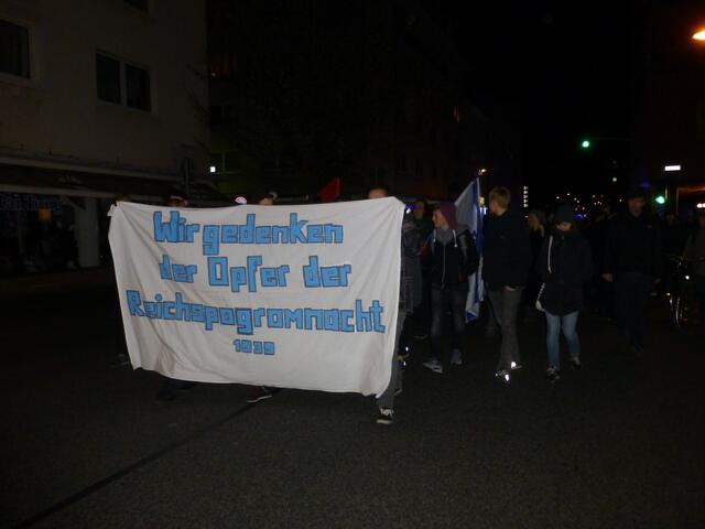 Mahngang zum Gedenken an die Opfer der Novemberpogrome 1938