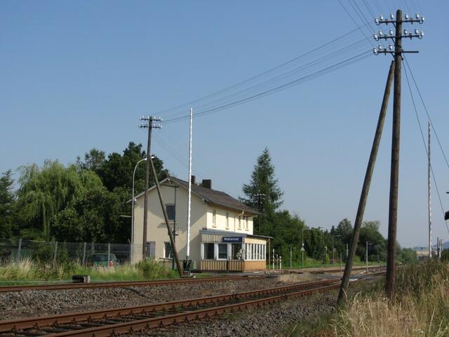 In der romantischen Bahnanlage von Wallenrod fahren alle Züge jetzt durch.