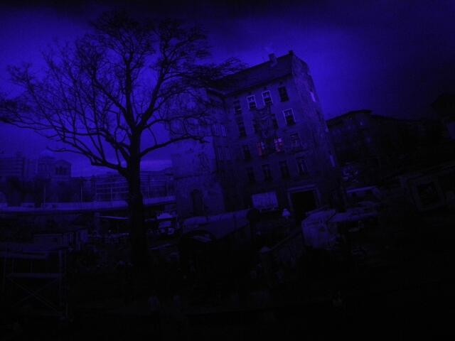Das asisi Panorama präsentiert auch die Ansicht bei Nacht