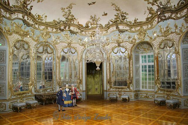 früher hier eine Nachbildung von Versailles
