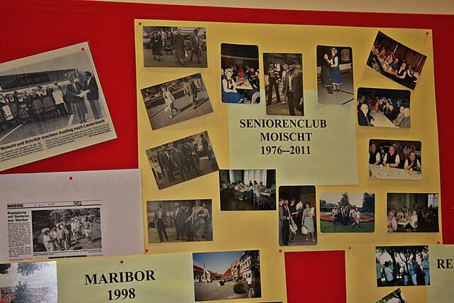 Infotafel des Seniorenclubs Moischt