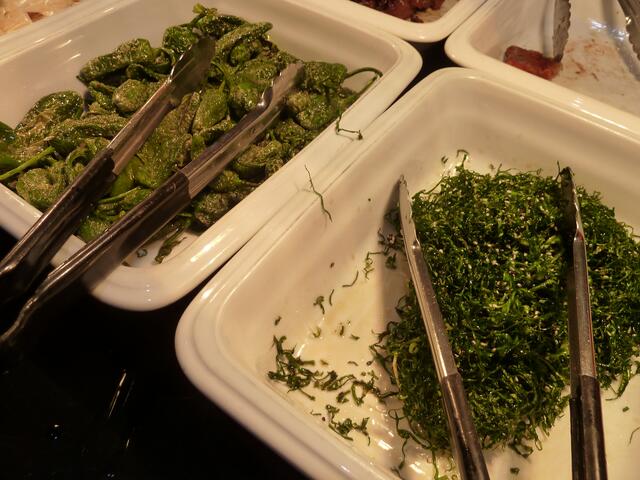 Gegrillte Algen,sehr lecker.