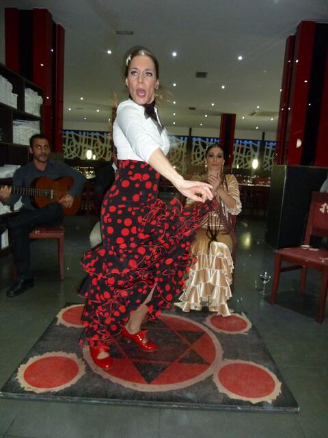 Legt einen schönen Flamenco hin.