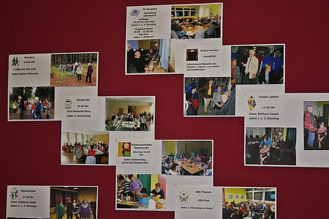 Bilder über die Activitäten der "ABC"  Gruppe(Active Bürger Cappel)