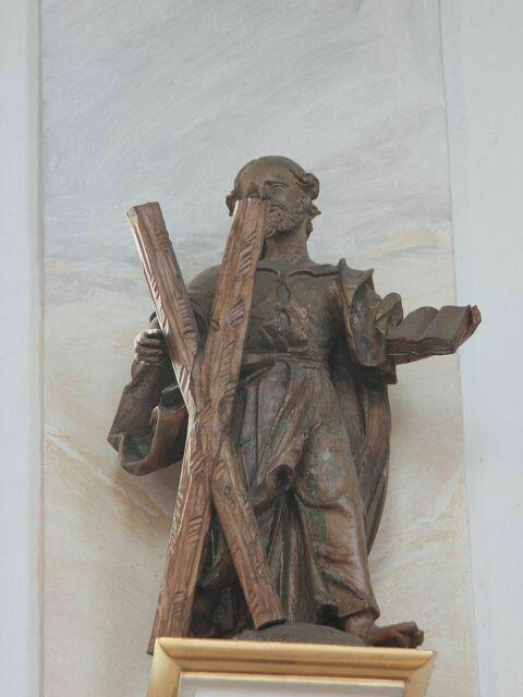 St. Andreas mit Andreaskreuz