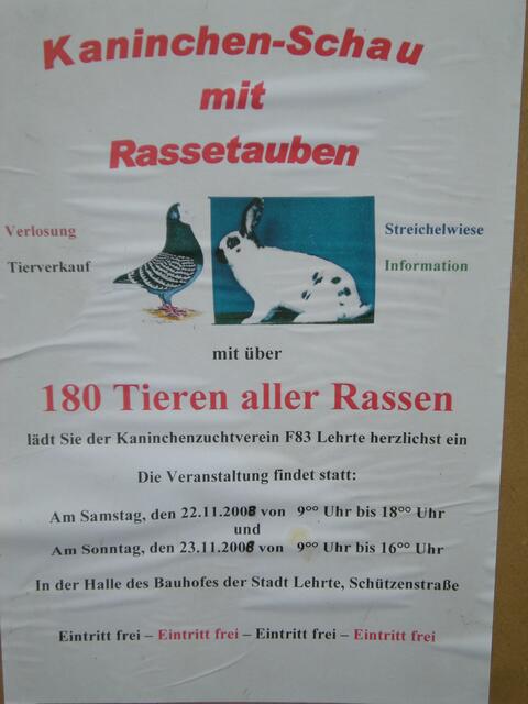 Ankündigung.