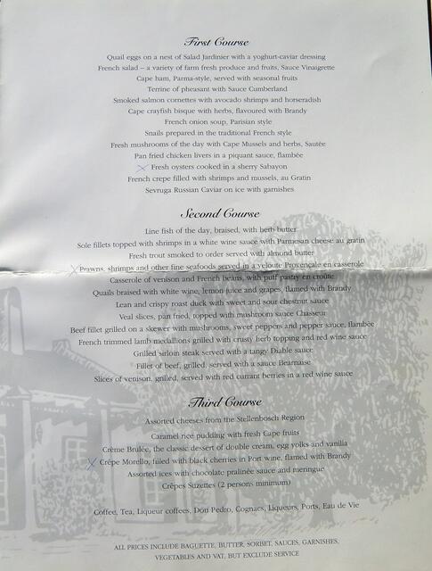 L'Auberge du Paysan, Somerset West 
http://winemag.co.za/archive/laugerge-du-paysan/