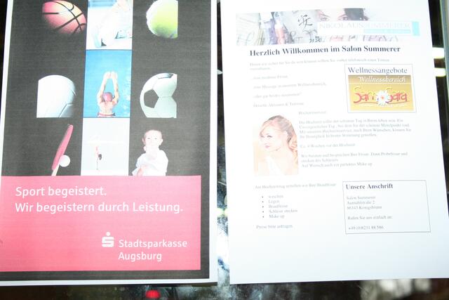 Danke für die Unterstützung an Kreissparkasse Augsburg Filiale Königsbrunn und Hair&Wellness Summerer!