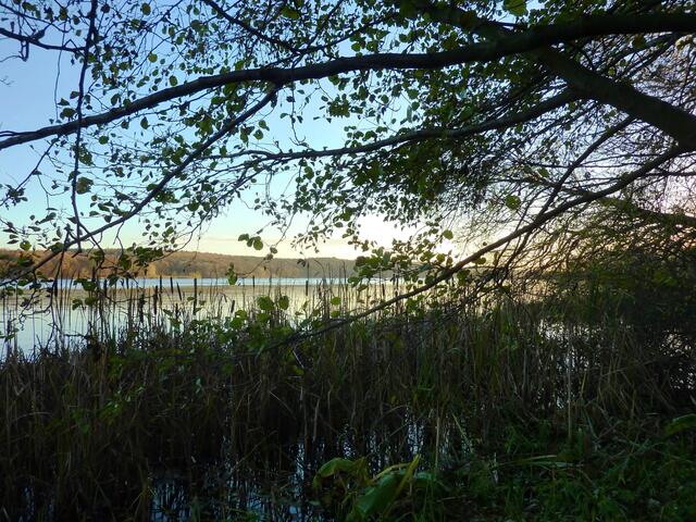 Sonnenuntergangsstimmung am Templiner See