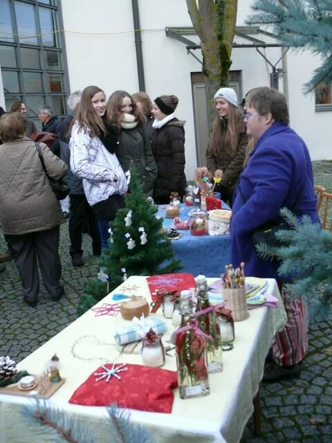 Mit viel Liebe Selbstgebasteltes gab es hier zu erwerben...