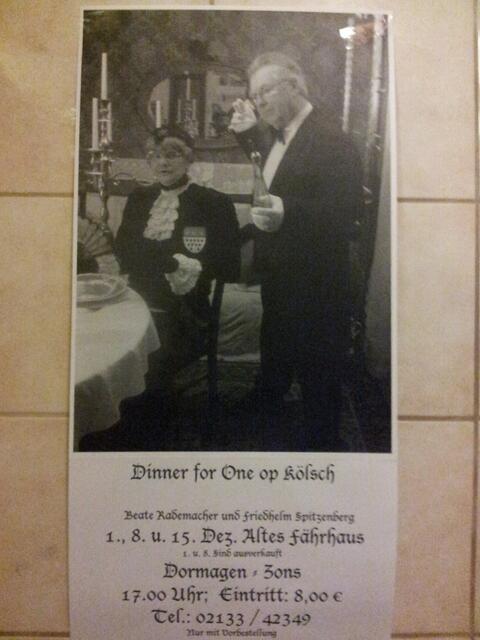 Geworben wurde mit diesem schönen Plakat