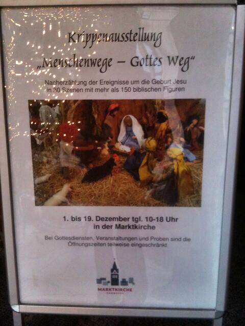 Aber in der Marktkirche ist Ruhe.