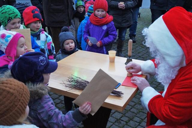 Wunschzettel werden gestempelt