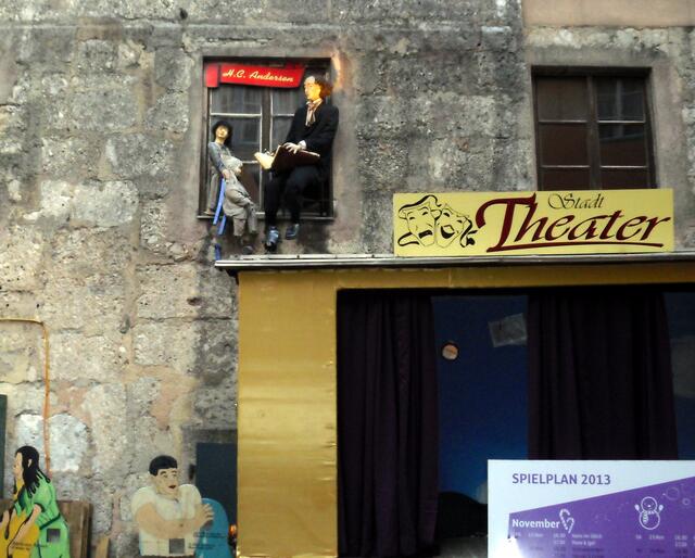 Auch Straßentheater lockte die Kinder an