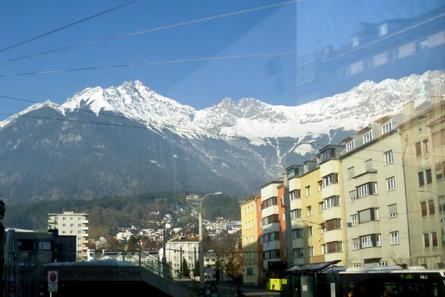 Blick aus dem Bus