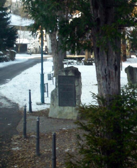 Gedenkstein auf dem Berg Isel