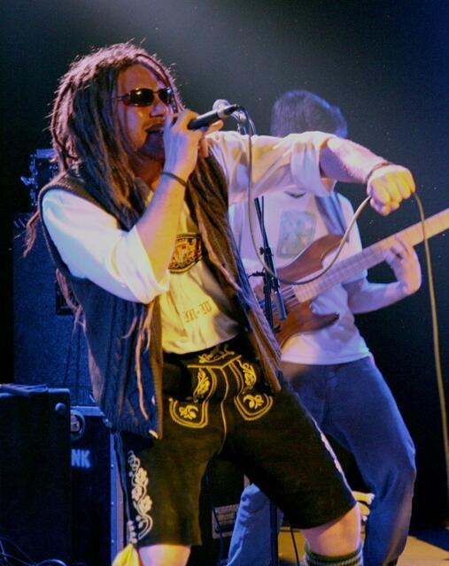 Auf dem Neusässer Stadtfest trat der bayrische Reggae-Man Mista Wicked auf