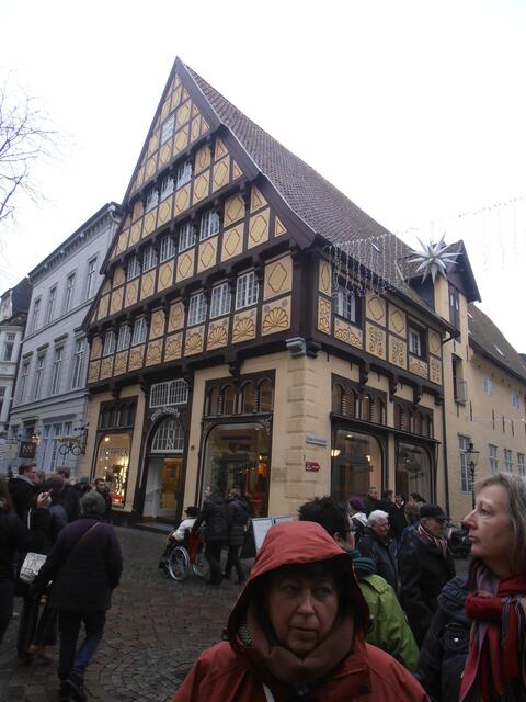 das älteste Haus in Oldenburg, so sah Oldenburg vor dem Brand von 1676 aus