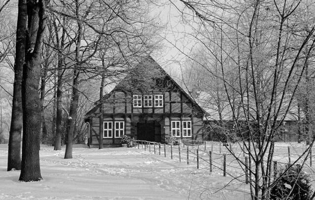 Dieses Hallenhaus wurde aus Wettmar nach Hannover geholt.