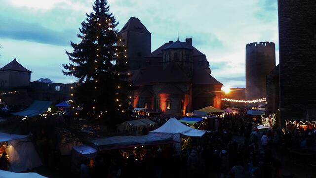 Weihnachtszauber auf Burg Querfurt - am 21.12.2013 !