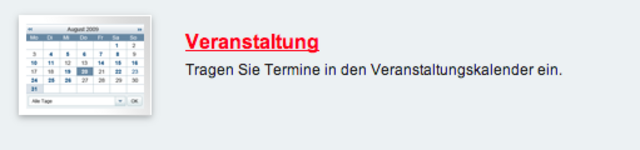 Kommen wir zur 3. Beitrags-Art: Veranstaltungen. Hier könnt ihr zum Beispiel auf einen gemütlichen Stammtisch hinweisen, einen Weihnachtsmarkt in eurer Stadt, einen Flohmarkt und und und.