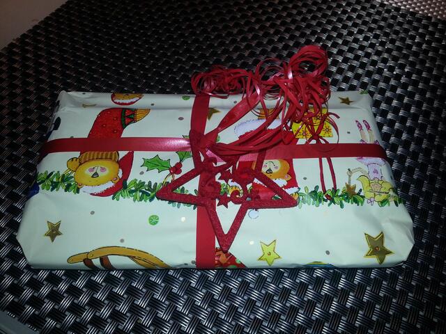 Heidruns Geschenk kam auch schon lange vor WEihnachten an - ich habe es auch erst heute geöffnet!!