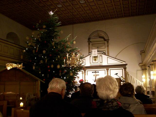 Dieser riesige Baum in der Gestorfer Kirche ist eine wahre Pracht!!