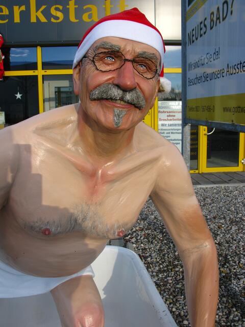 Seht wie verfroren ich ausschaue.