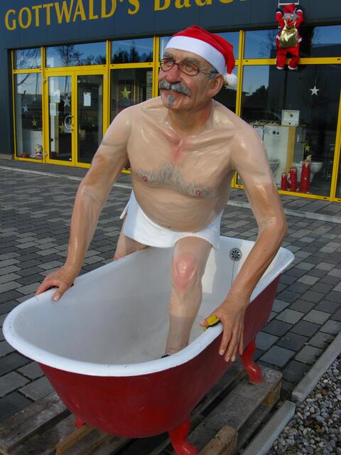 Mir ist's kalt, ich möchte ein warmes Bad nehmen, wo ist das Wasser?