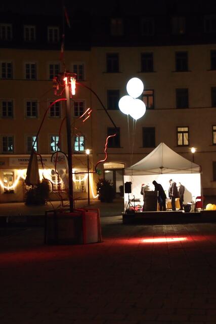Die letzten fotografischen Eindrücke vor dem Abbau der Leuchtballons!