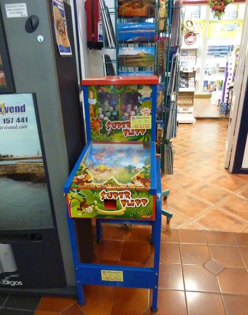 Nach Art des Flipperautomaten in Puerto del Carmen