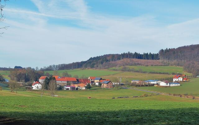 Haddenberg liegt nach ca. 3 Sdt. wieder vor uns