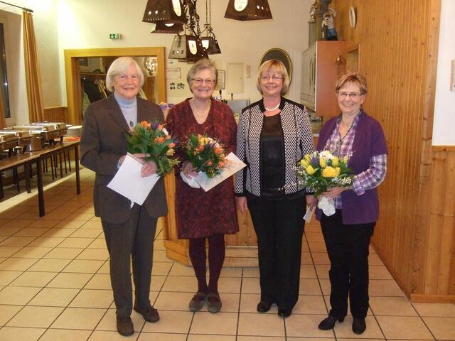 Lisa Schmidt, Ingrid Behrendt, Elke Niehof-Holzapfel, Herta Drohne