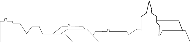 ...die Silhouette des Städtchens ELDAGSEN/Deister
