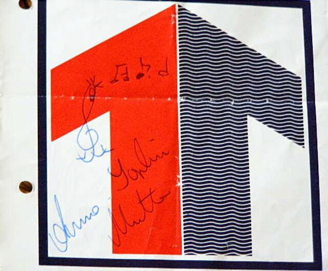 Bild 03  Ein Autogramm von ASM, das sie mir 1980 bei einer Vertriebstagung gab