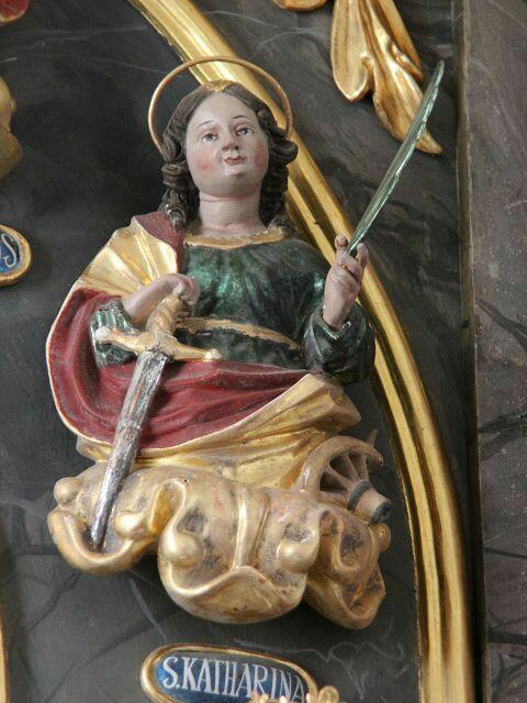 St. Katharina mit dem Radl