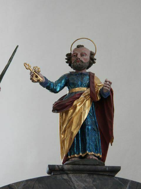 St. Petrus mit Schlüsselgewalt