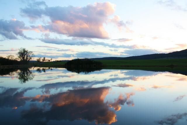 Foto von gestern Abend, ich war ein bißchen zu spät dran...
