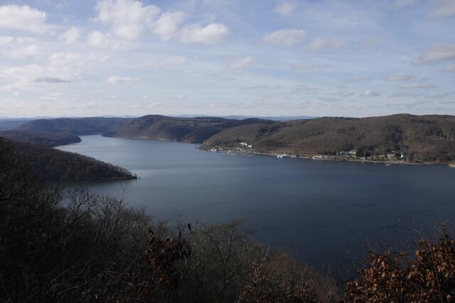 Blick auf den Edersee