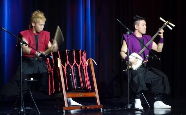 Japanische Musiker an Bord